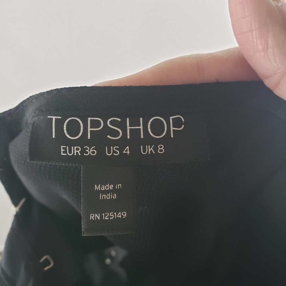 Topshop barbell hardware mini dress size 4 - Picture 6 of 10